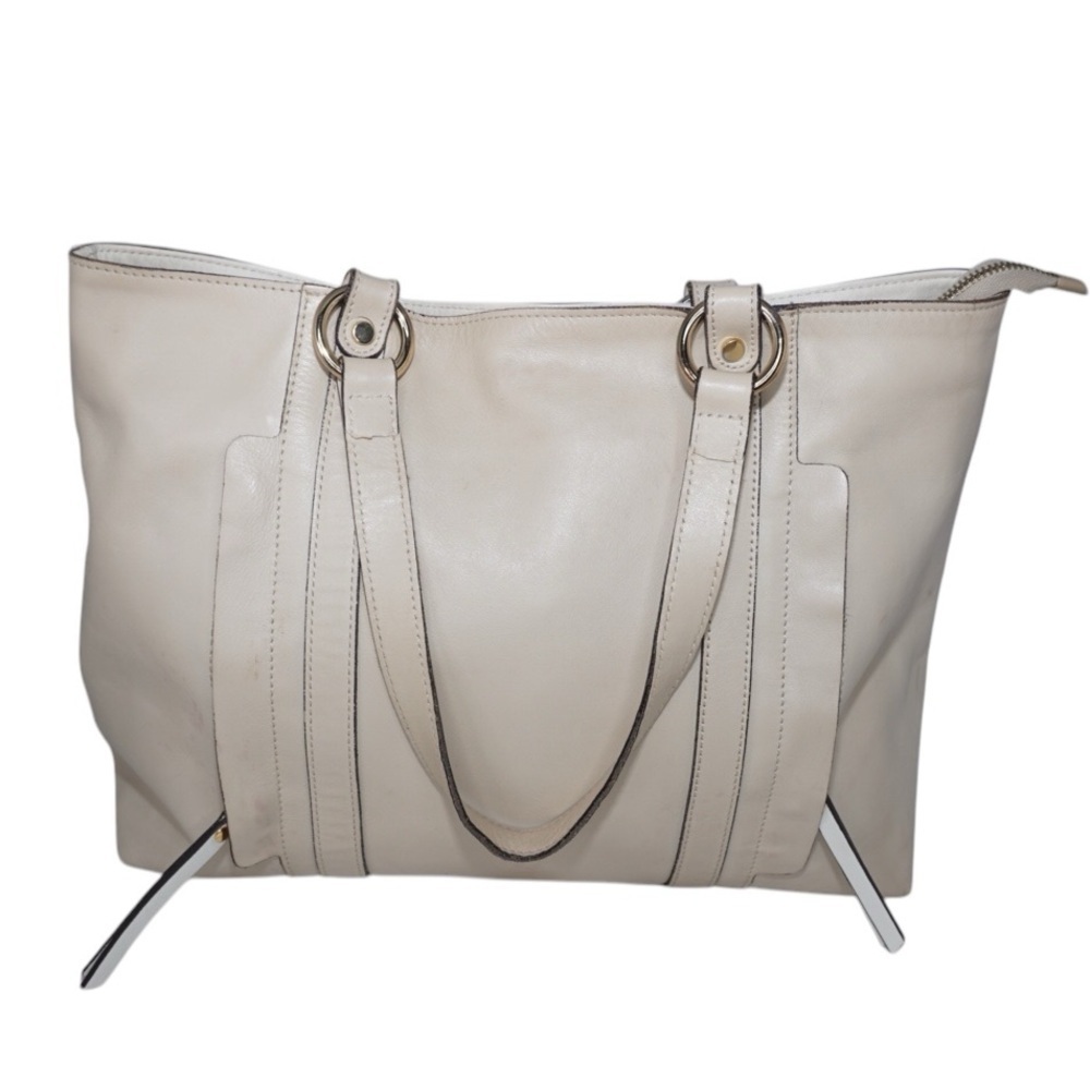 A. Bellucci Beige Leather Shoulder Bag